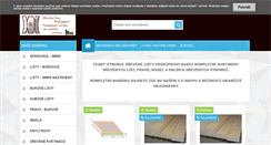 Desktop Screenshot of drevene-listy-eshop.cz